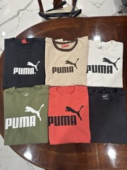 PUMA LOT OF 6 PRE-OWNED T-SHIRTS FOR MEN SIZE MEDIUM & LARGE
