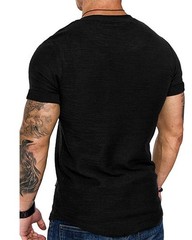 Fashion Mens T Shirt Muscle Gym Workout Athletic Shirt Cotton Tee Shirt Top B…