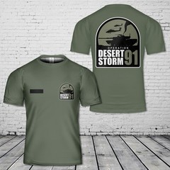 Custom Name US Army Operation Desert Storm 1991 Military Shirt 3D Shirt S-5XL