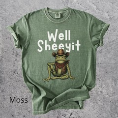 Comfort Tee Well Sheeyit Frog Funny Quote Animal Graphic Tee Shirt