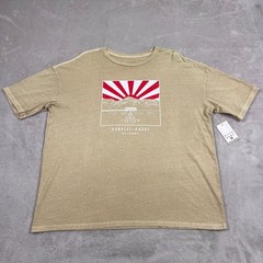 Billabong Shirt Mens Medium Green Japan Rising Sun Andy Irons Kauai Hawaii NEW