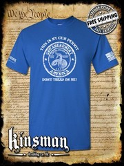 This Is My GUN PERMIT Don’t Tread On Me T-Shirt 2nd Amendment Rattlesnake 2A USA