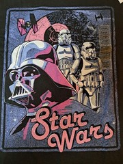 Star Wars Darth Vader Graphic Tee L Black T-Shirt C Life Group LTD 70’s Style