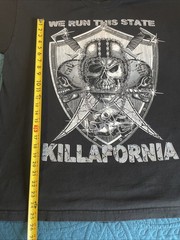 Weiv Gear Biker T-Shirt Pirate Biker Themed California For Life 3XL