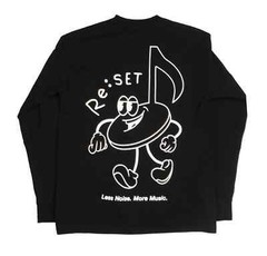 Re:SET Live Concert Series Music Man Black Long Sleeve T-Shirt