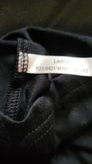 Hanes L T Shirt Black Mens S Sleeve Poly spandex 30 L 26 Across Front Chest pi