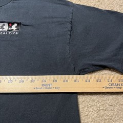 Vintage 90s Angel Fire Ski Resort T Shirt Mens L Black Embroidered Logo