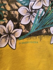 Vintage 90s Body Glove tank top shirt L surfing beach yellow