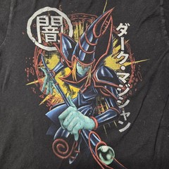 Yu-Gi-Oh Dark Magician Graphic T Shirt Men’s Small Black Anime Manga ©1996
