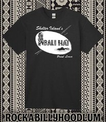 Retro Tiki Art Tee T Shirt Bar Mug Restaurant Bali Hai Shelter Island Point Loma