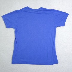 Marvel Blue Crewneck T Shirt Adult Large Blue Super Hero Solid Graphic PHOTOS