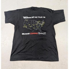 Vintage Microsoft Windows NT 4.0 I Saw It First Tour t-shirt