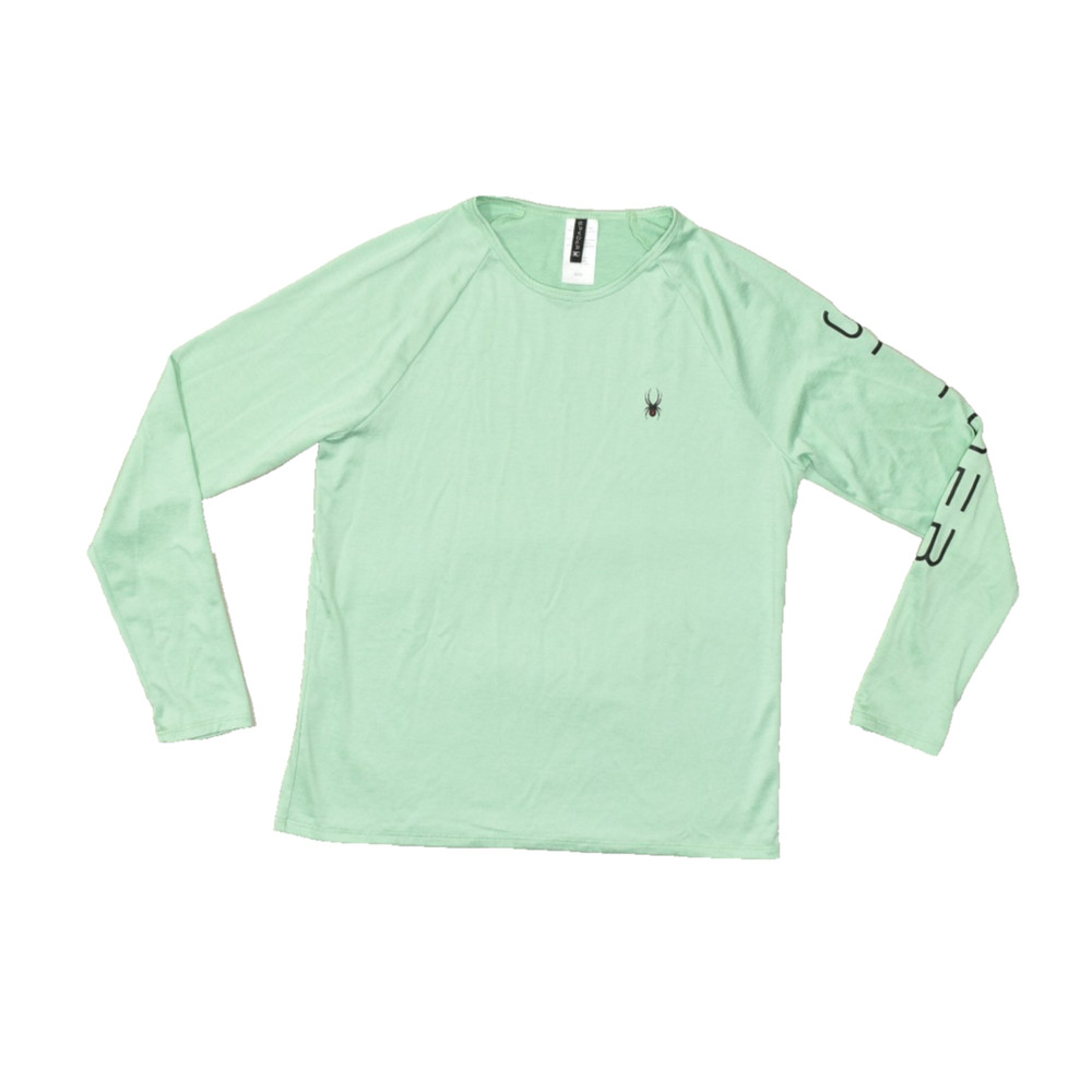 Spyder Men’s Size Medium Green Long Sleeve Active Performance Sun Shirt Tee