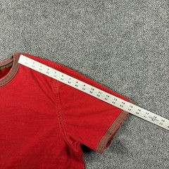 REI Co-op T Shirt Mens XXL Ringer Red Organic Cotton Short Sleeve Casual Y2K