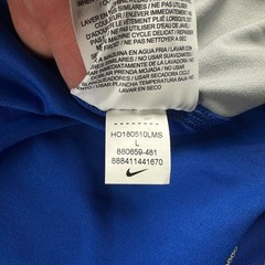 Nike Pro Dri-FIT MLB Authentic Collection Baseball Shirt Grey Blue 880659-481 L