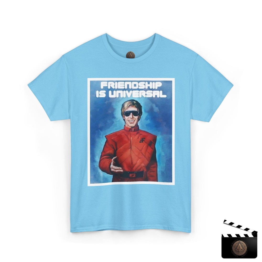 Friendship Is Universal T-Shirt For Men & Women, V Visitors Retro Sci-Fi TV Tee
