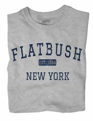 Flatbush New York NY T-Shirt Brooklyn EST