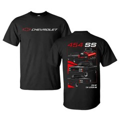 Chevrolet 454 SS Truck Shirt Classic 7.4L V8 Muscle Pickup Graphic Shirt