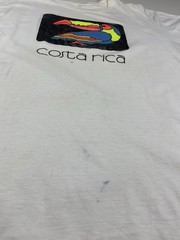 Vintage Costa Rica Toucan T Shirt Sz L Single Stitch Tourist Art Distressed 90s
