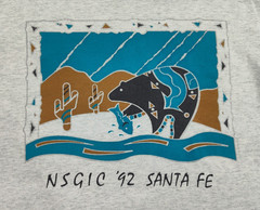 NSGIC 1992 Santa Fe National States Geographic Information Council T-Shirt XXL