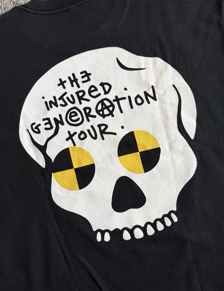 Men’s Graphic Tee, Injured Generation Tour T-Shirt, A$AP Rocky, AWGE