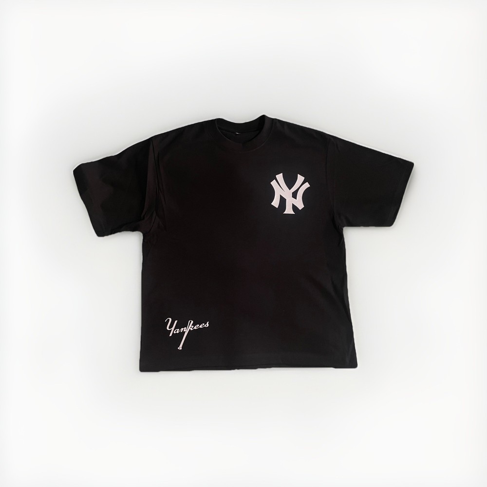 New York Yankees Handmade Tee | Black Streetwear | S-2XL | ALL SIZES