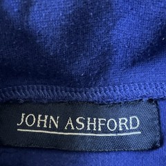 JOHN ASHFORD Men”S Blue Long Sleeve cotton turtleneck shirt size XL