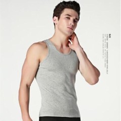100% Cotton Men’s Sleeveless Tank Top – Solid Muscle Vest Undershirts (3pcs)
