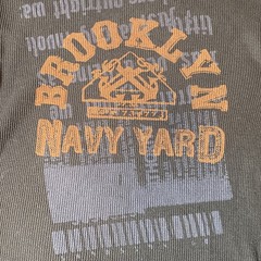 American Rag Cie Thermal Long Sleeve Shirt Men’s Large Brooklyn Navy Yard Gray