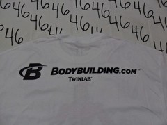 XL- NWOT Muscle Beach Toy Drive Body Building T- Shirt