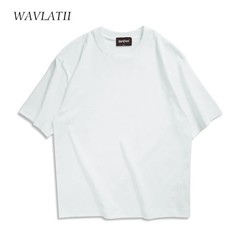 Unisex Oversized Cotton T-Shirt Casual Streetwear Plain Summer Tee Top S–XXL UK