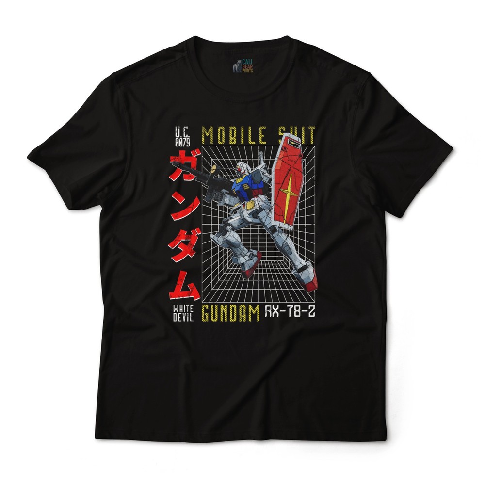Mobile Suit Gundam RX-78-2 White Devil Anime Graphic T-Shirt – Unisex