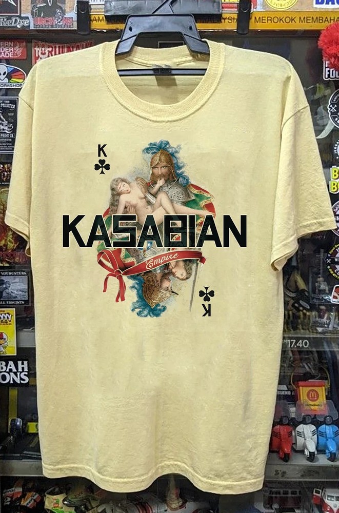 KASABIAN Band Empire Album yellow Haze T Shirt Full Size S-5XL T98