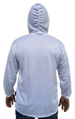 Painters Hoodie White High Visibility Shirt / Air Cooling Flow