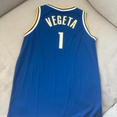 Dragon Ball Z Saiyans VEGETA Basketball Jersey XL
