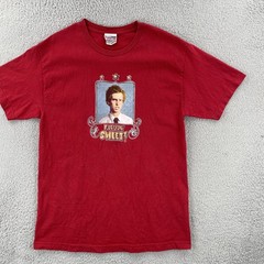 Vtg Mighty Fine Brand Mens L Red Shirt 2005 Napoleon Dynamite Flipping Sweet Y2K