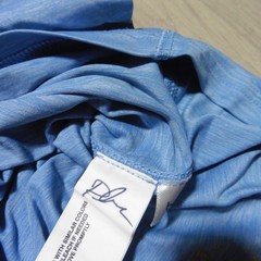 GREYSON Mens M MEDIUM GUIDE SPORT T SHIRT=BAREBONE=PERFORMANCE GOLF TEE BLUE