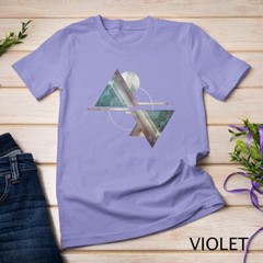Geometric Mountains T-Shirt- Abstract Mountain Camping Tee Unisex T-shirt