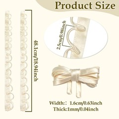 Adjustable Fit Satin Corset Back Kit Women’s Wedding Dress Corset Kit Loops D…