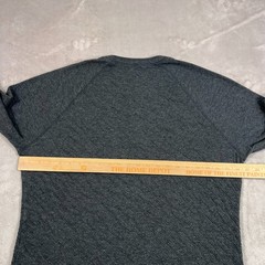Faherty Shirt Mens Size XL Dark Gray Henley Collar Cloud Cotton Modal Blend