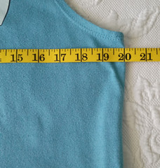 Stitch Disney Tank Top Blue Unisex Size Large Scoop Neck Poly/Rayon