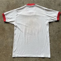 Vintage Us Army Unit Ringer T-Shirt 1-5 AAA Air Attack Men Medium Military Usa