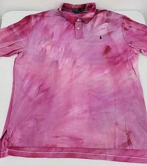 Men’s XXL Lot of Shirts Various Brands and Types Upcycled Procion Ice Tie Dyed