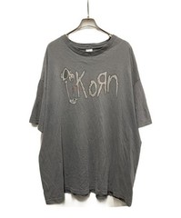 ALSTYLE APPAREL & ACTIVEWEAR 00s KORN band print T-shirt gray