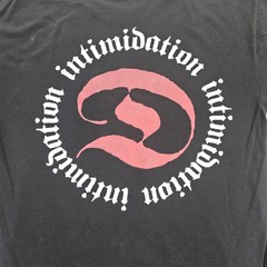 Deathwish Inc Metal Record Label Intimidation TShirt Black Size Large