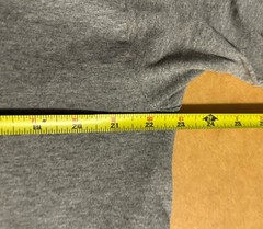 VTG Grove City College Wolverines Football Shirt Men XL Heather Gray Russell