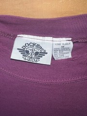 Vintage DOCKERS long sleeve Purple colored Shirt Size Medium DOCKERS tags retro