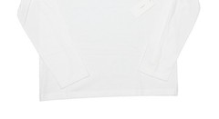 Vince Men’s Optic White Jersey Knit Crew-Neck Long Sleeve T-Shirt XL