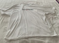 Solidworks Certified Professional CSWP Tee Shirt XL Extra Large Unisex White