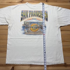 Vintage Y2K Hard Rock Cafe San Francisco California Graphic Souvenir T-Shirt XL